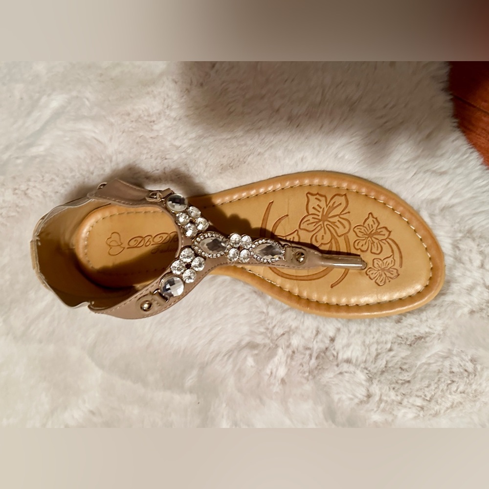 DbDk Fashion Crystal Women’s Flat Sandals - Picture 7 of 10